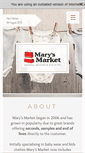 Mobile Screenshot of marysmarket.co.nz